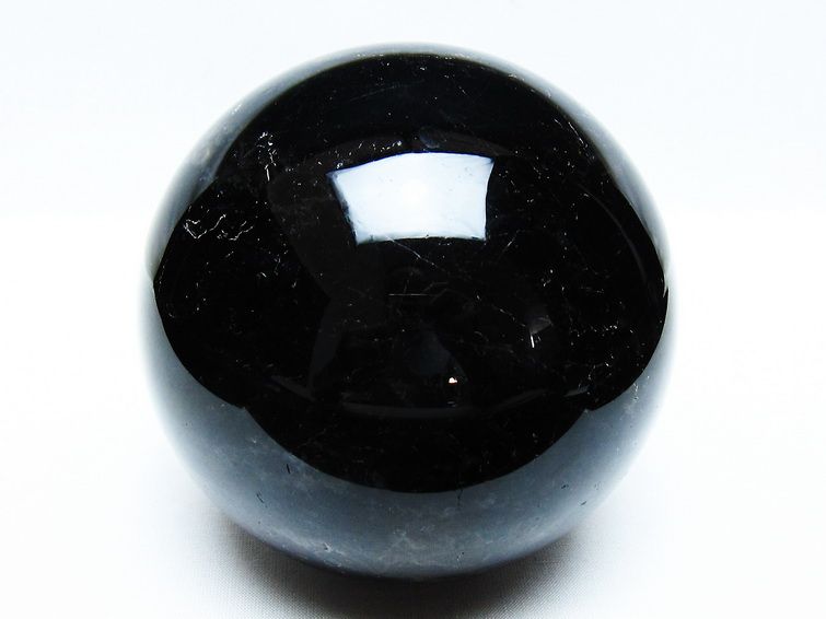 1.7Kg モリオン 丸玉 110mm 黒水晶 丸玉 モリオン スフィア 一点物 151-8591