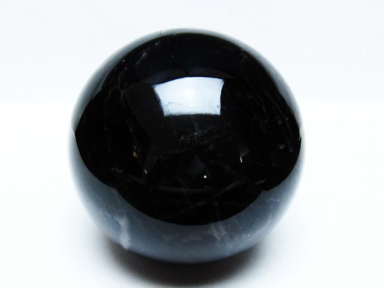 1.7Kg モリオン 丸玉 110mm 黒水晶 丸玉 モリオン スフィア 一点物 151-8592