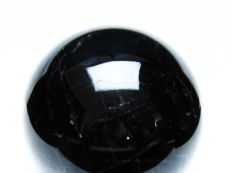 1.7Kg モリオン 丸玉 110mm 黒水晶 丸玉 モリオン スフィア 一点物 151-8592