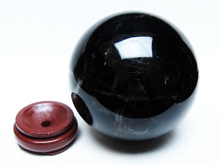 1.7Kg モリオン 丸玉 110mm 黒水晶 丸玉 モリオン スフィア 一点物 151-8592