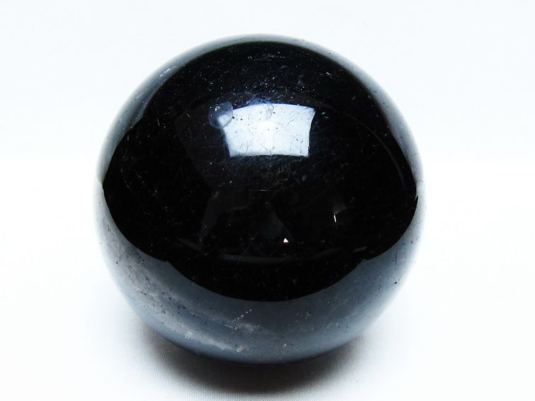 1.7Kg モリオン 丸玉 110mm 黒水晶 丸玉 モリオン スフィア 一点物 151-8593