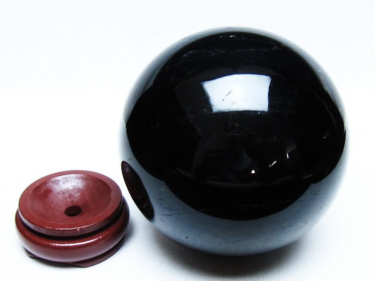 1.5Kg モリオン 丸玉 105mm 黒水晶 丸玉 モリオン スフィア 一点物 151-8596