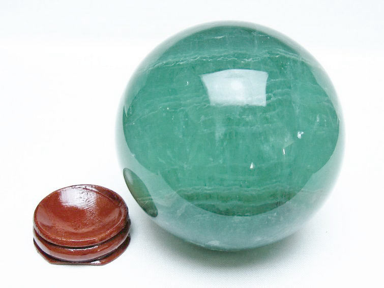 フローライト 丸玉 78mm フローライト スフィア 蛍石 一点物 151-8658