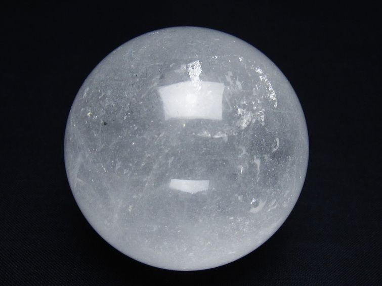 水晶 丸玉 55mm スフィア 置物 水晶玉 一点物 151-8841