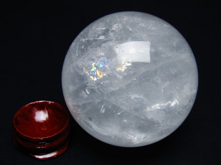 水晶 丸玉 56mm スフィア 置物 水晶玉 一点物 151-8842 [sold out]
