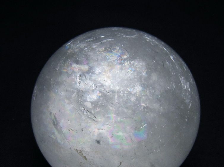 水晶 丸玉 57mm スフィア 置物 水晶玉 一点物 151-8843
