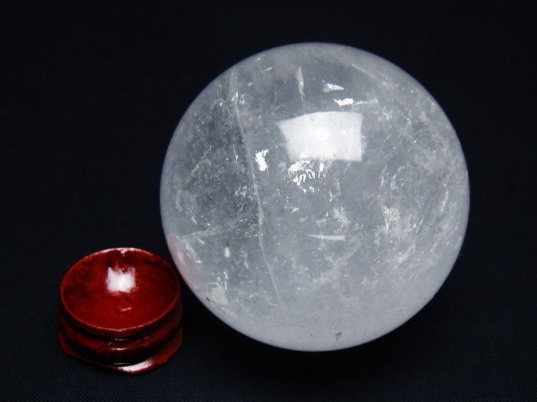 水晶 丸玉 59mm スフィア 置物 水晶玉 一点物 151-8844 [sold out]
