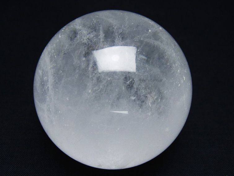 水晶 丸玉 60mm スフィア 置物 水晶玉 一点物 151-8846 [sold out]
