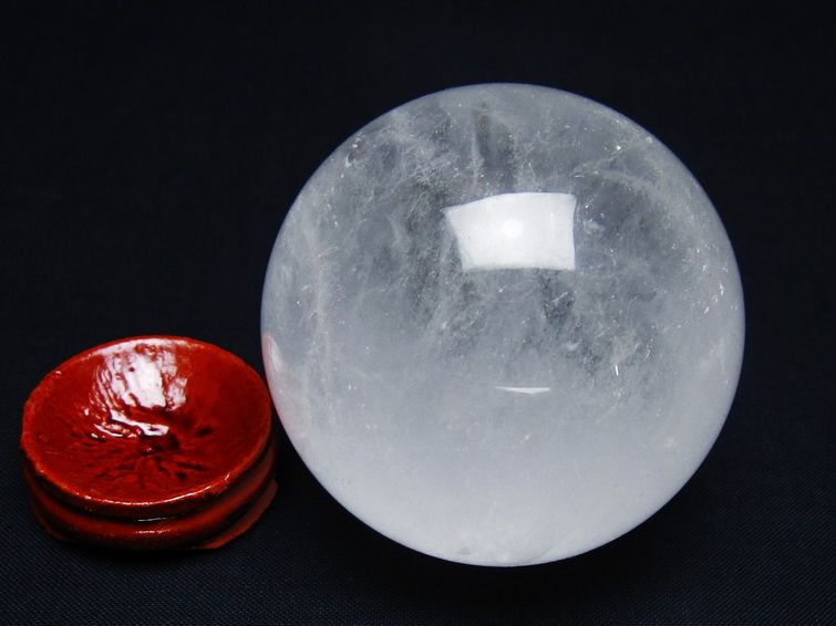 水晶 丸玉 60mm スフィア 置物 水晶玉 一点物 151-8846 [sold out]