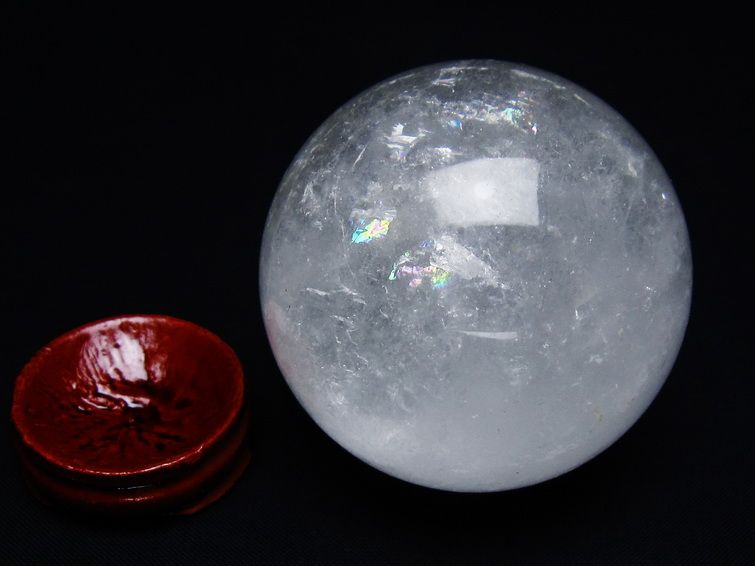 水晶 丸玉 60mm スフィア 置物 水晶玉 一点物 151-8847 [sold out]