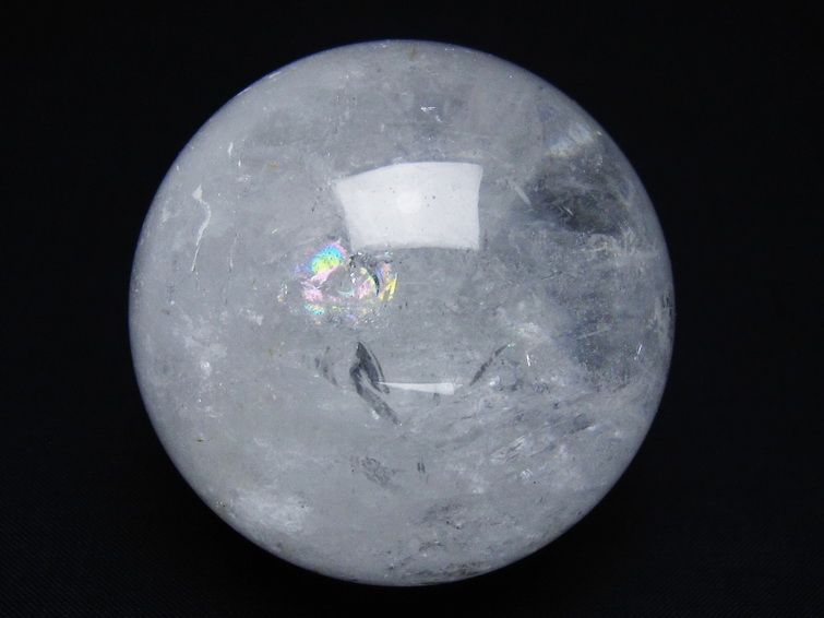 水晶 丸玉 61mm スフィア 置物 水晶玉 一点物 151-8848