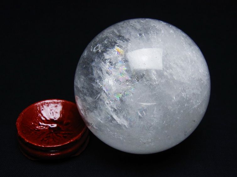 水晶 丸玉 61mm スフィア 置物 水晶玉 一点物 151-8850 【sold out】