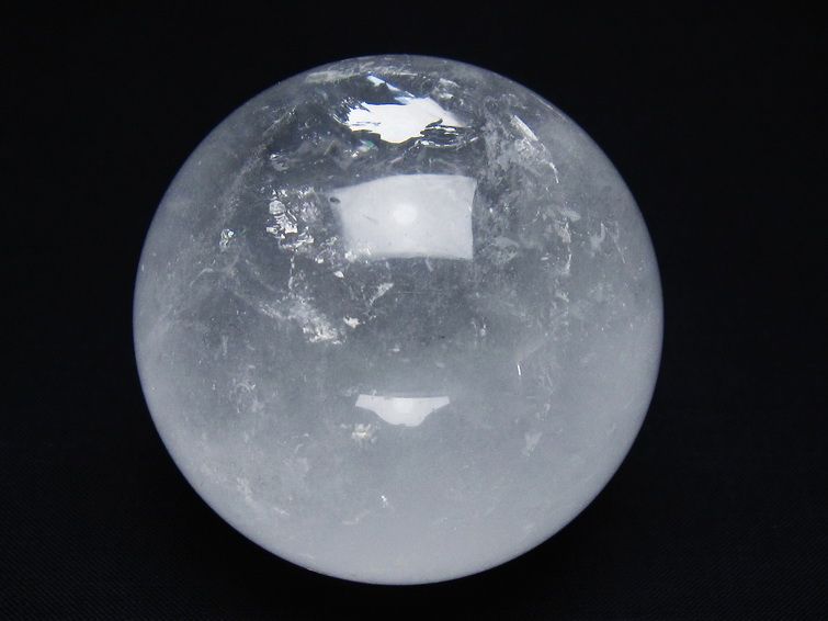 水晶 丸玉 63mm スフィア 置物 水晶玉 一点物 151-8852