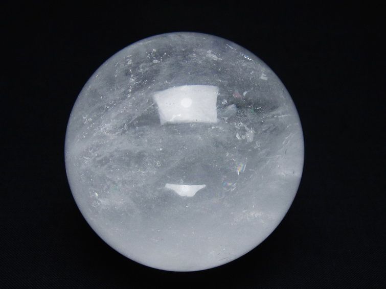 水晶 丸玉 64mm スフィア 置物 水晶玉 一点物 151-8853 【sold out】