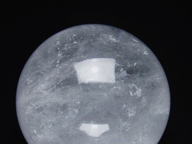 水晶 丸玉 64mm スフィア 置物 水晶玉 一点物 151-8853 【sold out】