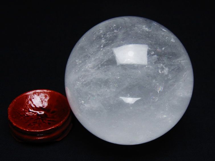 水晶 丸玉 64mm スフィア 置物 水晶玉 一点物 151-8853 【sold out】