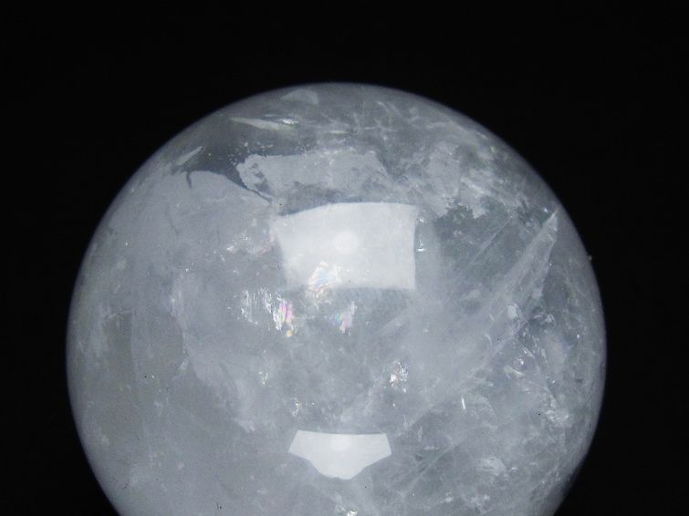 水晶 丸玉 65mm スフィア 置物 水晶玉 一点物 151-8855
