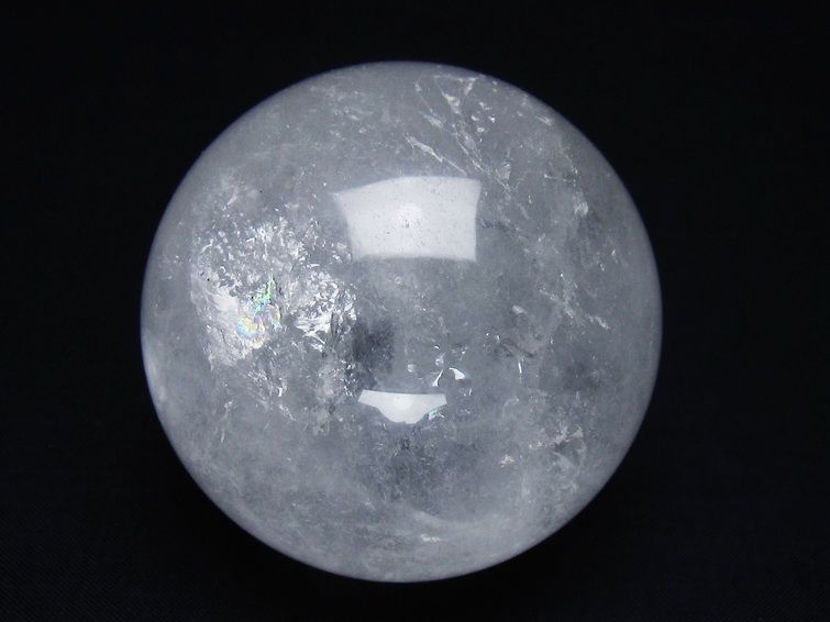 水晶 丸玉 65mm スフィア 置物 水晶玉 一点物 151-8856