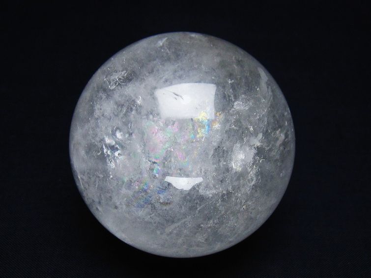水晶 丸玉 64mm スフィア 置物 水晶玉 一点物 151-8857 【sold out】
