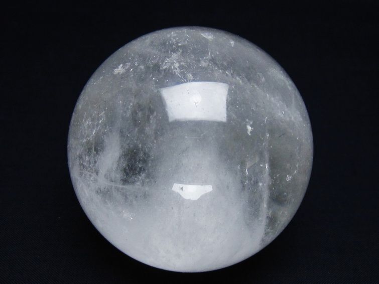 水晶 丸玉 69mm スフィア 置物 水晶玉 一点物 151-8858 【sold out】