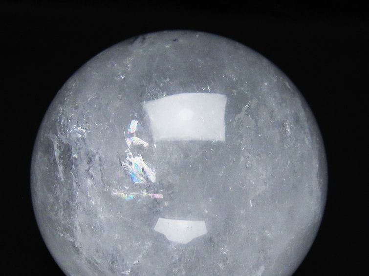水晶 丸玉 73mm スフィア 置物 水晶玉 一点物 151-8859
