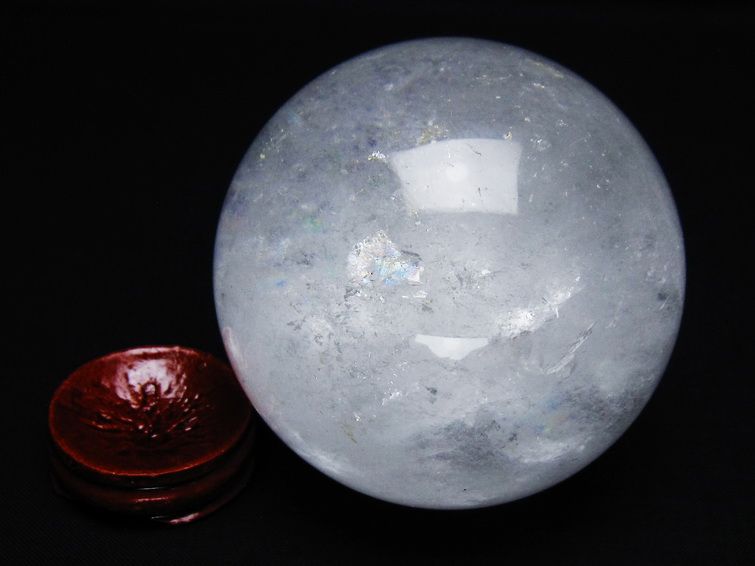 水晶 丸玉 73mm スフィア 置物 水晶玉 一点物 151-8860 [sold out]