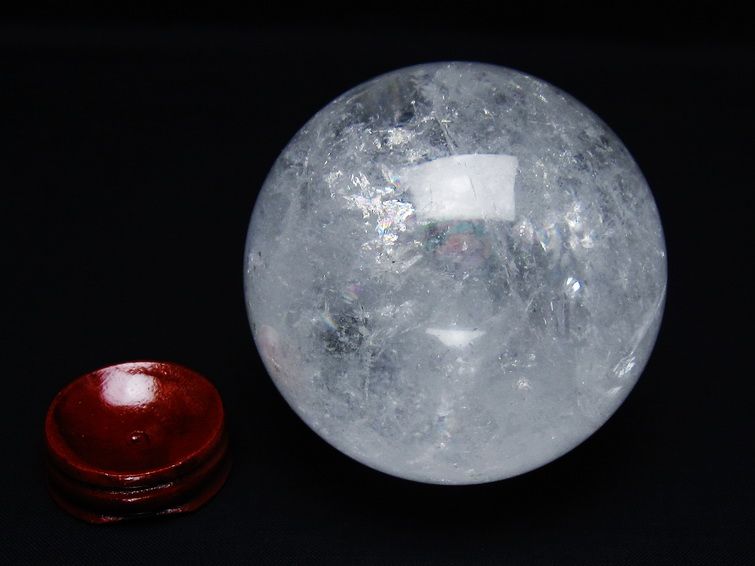 水晶 丸玉 75mm スフィア 置物 水晶玉 一点物 151-8861 [sold out]