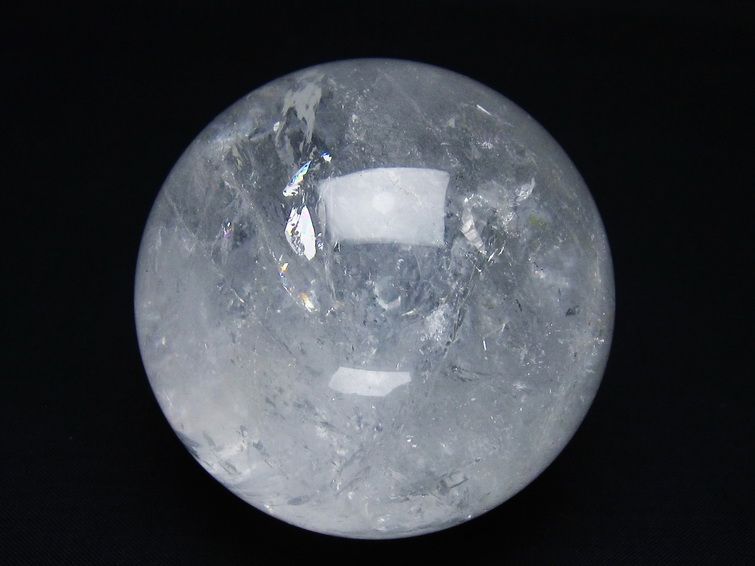 水晶 丸玉 72mm スフィア 置物 水晶玉 一点物 151-8864