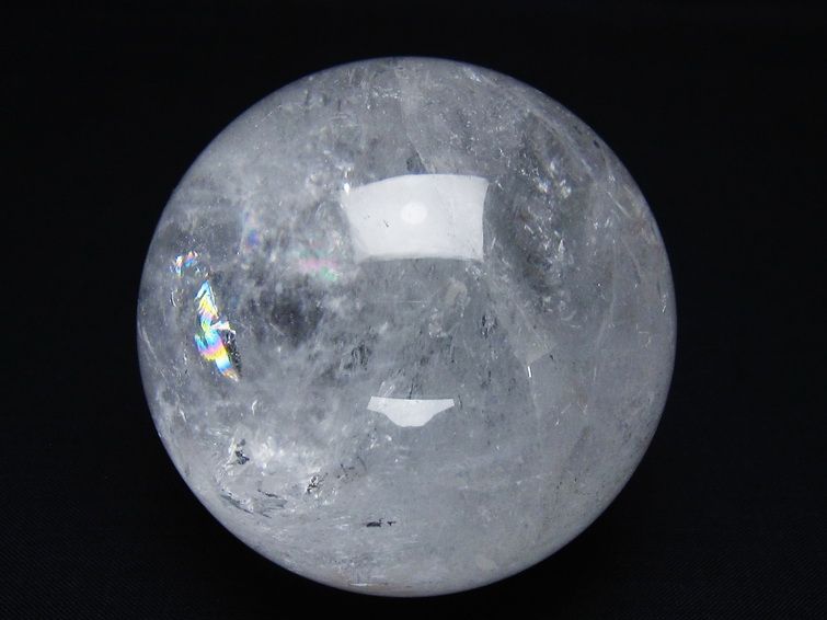 水晶 丸玉 70mm スフィア 置物 水晶玉 一点物 151-8866 [sold out]