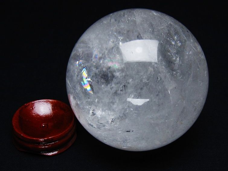水晶 丸玉 70mm スフィア 置物 水晶玉 一点物 151-8866 [sold out]