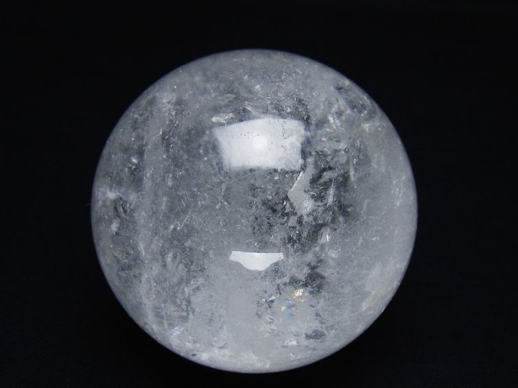 水晶 丸玉 65mm スフィア 置物 水晶玉 一点物 151-8869