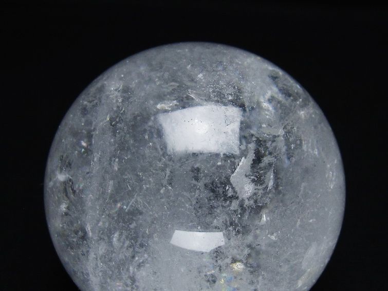 水晶 丸玉 65mm スフィア 置物 水晶玉 一点物 151-8869