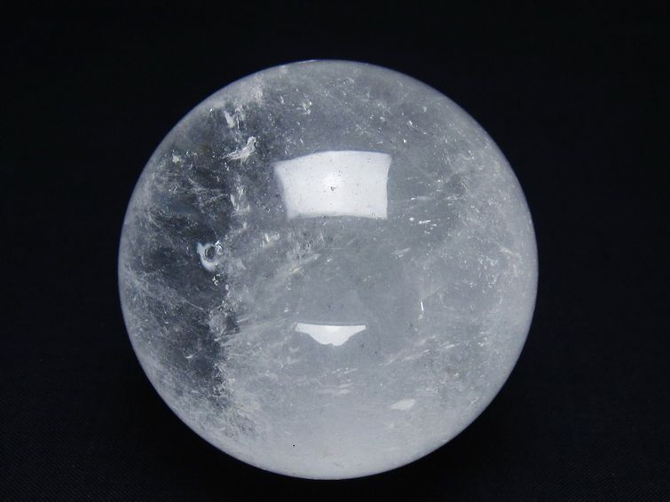 水晶 丸玉 65mm スフィア 置物 水晶玉 一点物 151-8870