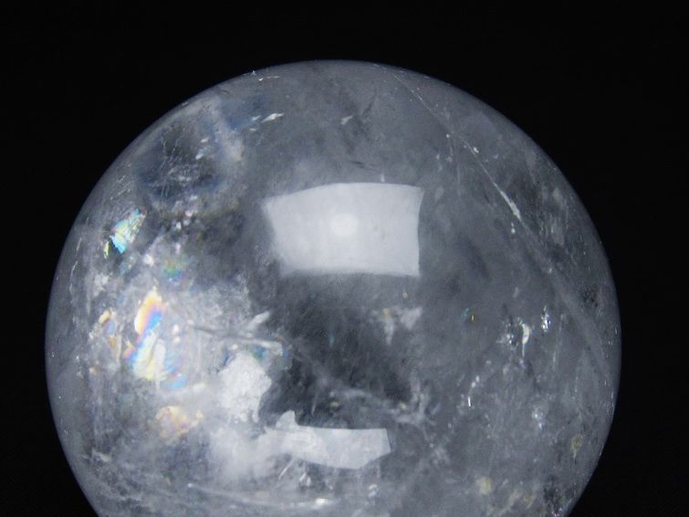 水晶 丸玉 65mm スフィア 置物 水晶玉 一点物 151-8871