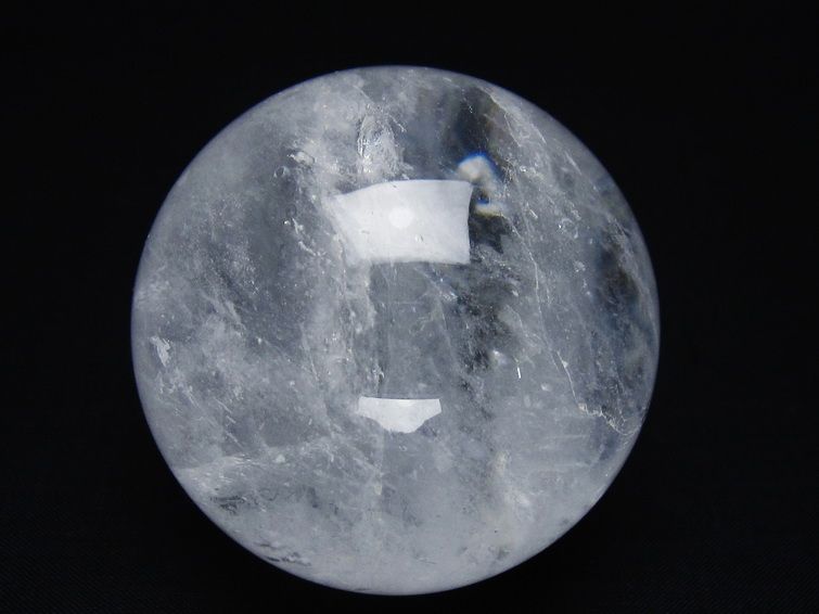 水晶 丸玉 64mm スフィア 置物 水晶玉 一点物 151-8877