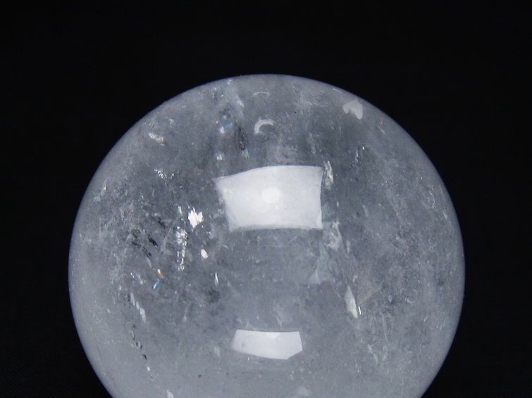 水晶 丸玉 60mm スフィア 置物 水晶玉 一点物 151-8879