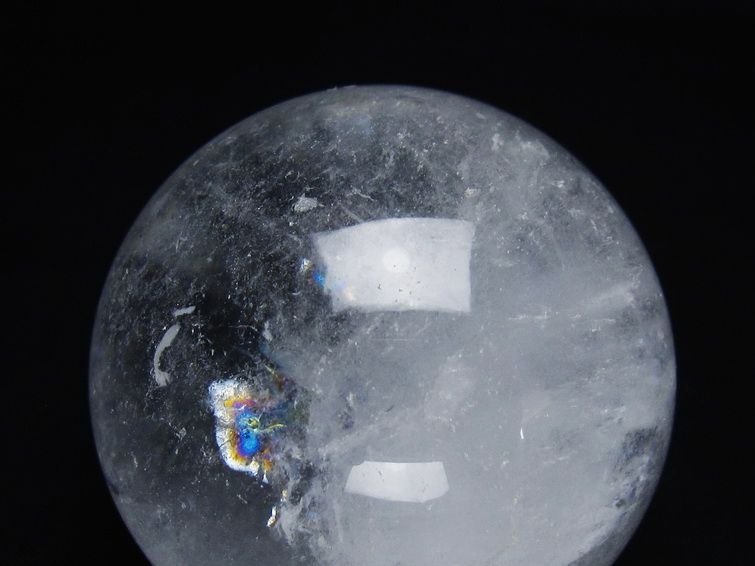 水晶 丸玉 59mm スフィア 置物 水晶玉 一点物 151-8880
