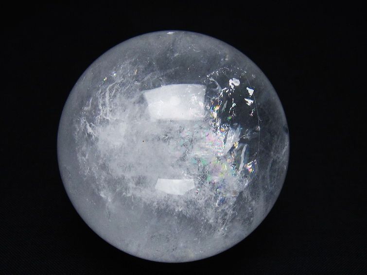水晶 丸玉 57mm スフィア 置物 水晶玉 一点物 151-8882