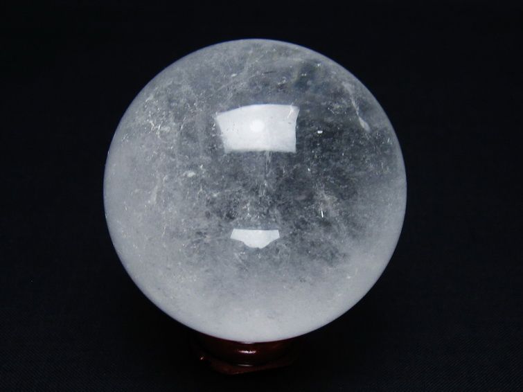 水晶 丸玉 57mm スフィア 置物 水晶玉 一点物 151-8883