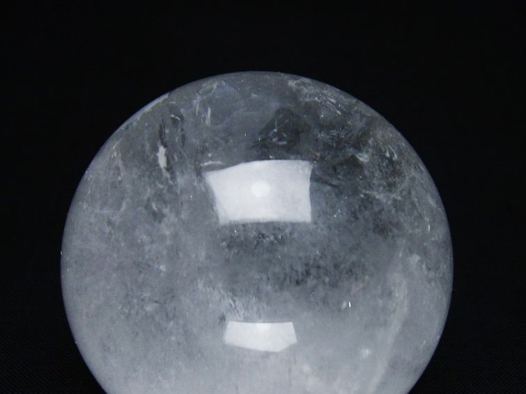 水晶 丸玉 55mm スフィア 置物 水晶玉 一点物 151-8885