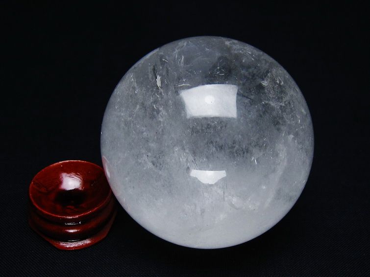 水晶 丸玉 55mm スフィア 置物 水晶玉 一点物 151-8885 – 天然石