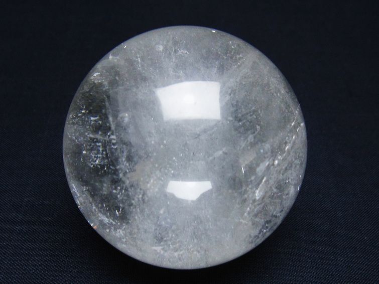 水晶 丸玉 54mm スフィア 置物 水晶玉 一点物 151-8886 【sold out】