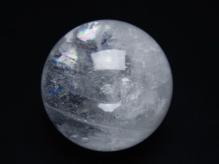 水晶 丸玉 56mm スフィア 置物 水晶玉 一点物 151-8888