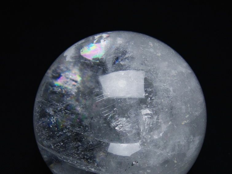 水晶 丸玉 56mm スフィア 置物 水晶玉 一点物 151-8888