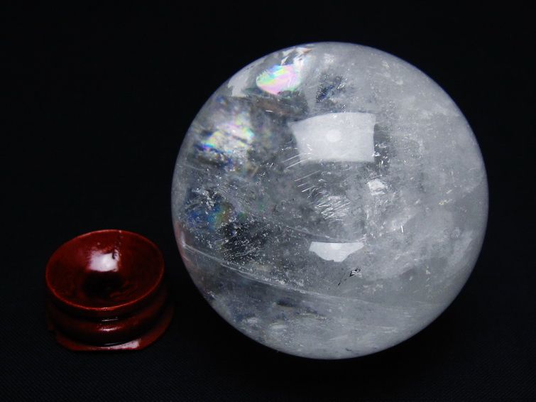水晶 丸玉 56mm スフィア 置物 水晶玉 一点物 151-8888