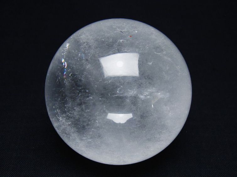 水晶 丸玉 58mm スフィア 置物 水晶玉 一点物 151-8891