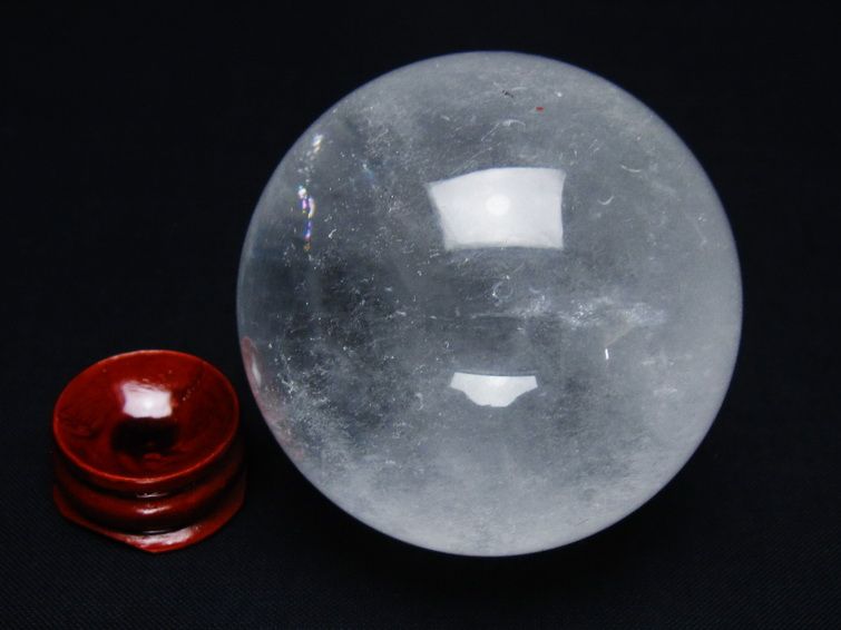 水晶 丸玉 58mm スフィア 置物 水晶玉 一点物 151-8891