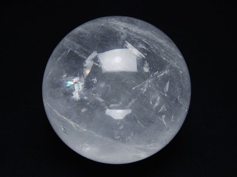 水晶 丸玉 58mm スフィア 置物 水晶玉 一点物 151-8892