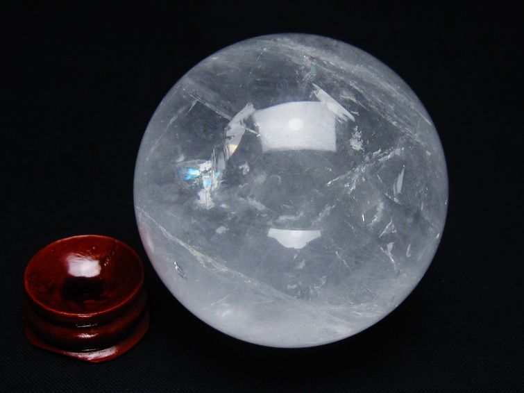 水晶 丸玉 58mm スフィア 置物 水晶玉 一点物 151-8892