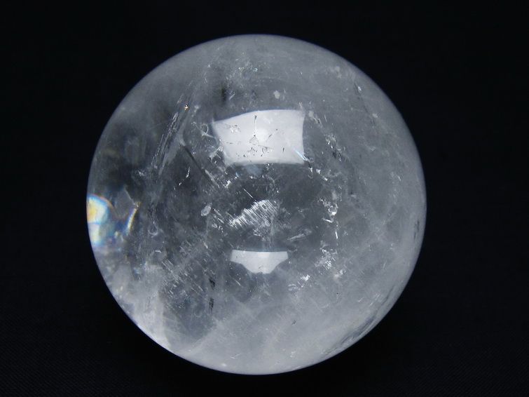 水晶 丸玉 59mm スフィア 置物 水晶玉 一点物 151-8893